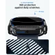 Spigen Rugged Armor vāciņš un 9H aizsargstikls Apple Watch Ultra (49 mm), Matte Black