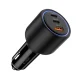 Auto lādētājs Tech-Protect CC04 PD130W, 2x USB-C / 1x USB-A, melns