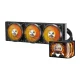 DarkFlash UV360 šķidruma dzesēšanas sistēma procesoram, 360 mm, 6.67\" OLED ekrāns, ARGB, melna