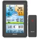 Baldr BD-906 bezvadu meteoroloģiskā stacija, melna