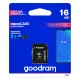 Goodram 16 GB microSDHC Memory Card (U1 100MB/s read) | Atmiņas Karte Telefonam
