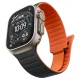 Pulksteņa siksniņa Spigen Athlex Air M priekš Apple Watch 44/45/46/49 mm, melna/oranža