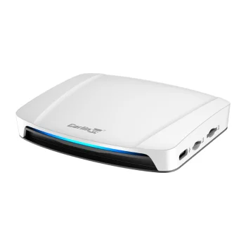 Carlinkit CPC200-Tbox UHD bezvadu CarPlay / Android Auto adapteris, balts