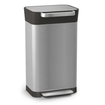 Atkritumu tvertne ar presi Joseph Joseph Titan 30L Stainless Steel