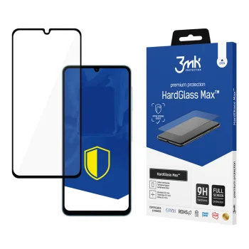 3mk HardGlass Max rūdīts aizsargstikls Samsung Galaxy A06, melns