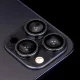 TFO Kameras aizsargstikli Apple iPhone 12 (Black rhombus, 2 gab.)