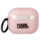Karl Lagerfeld Ikonik Choupette maciņš AirPods 3 austiņām, rozā