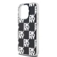 DKNY iPhone 15 Pro Max vāciņš IML Checkered Mono Pattern, melns