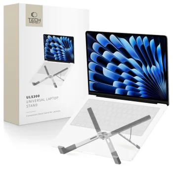 Klēpjdatora statīvs Tech-Protect ULS300, līdz 16", sudraba