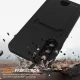 Samsung Galaxy A37 5G TPU vāciņš ar kartes kabatu un siksnu - Melns