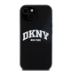 DKNY iPhone 15 Plus vāciņš Silicone Arch Logo MagSafe, melns