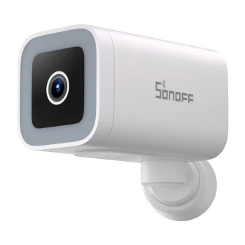 Viedā āra videonovērošanas kamera Sonoff CAM-B1P, 2K, Wi-Fi, balta