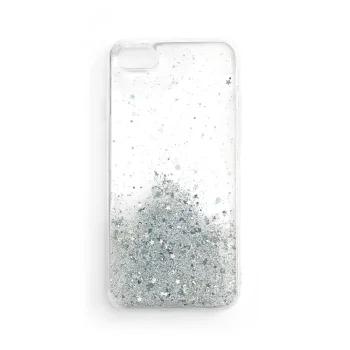 Wozinsky Star Glitter vāciņš Samsung Galaxy A72 4G telefonam, caurspīdīgs