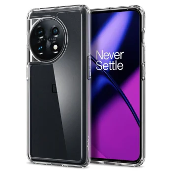 Oneplus 11 5G Spigen Ultra Hybrid Case Cover, Crystal Clear | Telefona Vāciņš Maciņš Maks Apvalks Bampers
