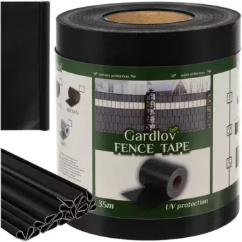 Gardlov žoga lente 19 cm x 35 m, 630 g/m2, melna