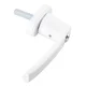 Logu rokturis ar slēdzeni 23438, Balts | Window Handle with Lock