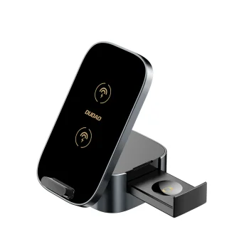 Dudao A11Pro+ 15W 3in1 bezvadu lādētājs tālrunim, pulkstenim, austiņām, melns
