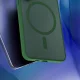 3mk Smoke MagCase vāciņš priekš iPhone 17 Pro, MagSafe saderīgs, zaļš puscaurspīdīgs