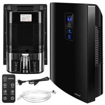 Gaisa sausinātājs Zortiva 2in1 90W līdz 30 m², melns