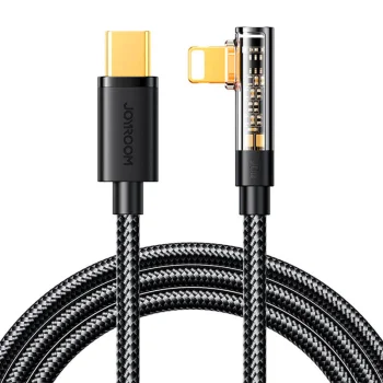 Leņķa USB-C uz Lightning kabelis Joyroom S-CL020A6 20W 1.2m