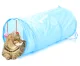 Mājdzīvnieku Kaķu Rotaļlieta Spēle \"Tunelis\", Zils | Funny Pet Foldable Play Tunnel Cat Toy