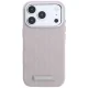 Karl Lagerfeld Grained Mono Resin Logo MagSafe vāciņš iPhone 17 / 18 Pro Max, rozā