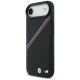 BMW M Tricolor Metal Logo MagSafe telefona vāciņš iPhone 17 Air, melns