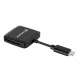 Transcend TS-RDC3 atmiņas karšu lasītājs USB-C 3.2 Gen 1, Melns