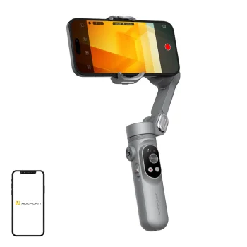 Aochuan Smart X 3 asu viedtālruņu stabilizators pelēks