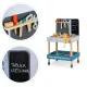 Ecotoys ESC-W-033 koka darbagalds ar instrumentiem bērniem, 47 gab.