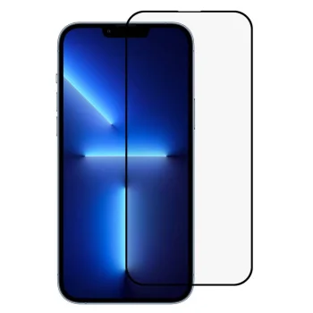 5D Aizsargstikls Apple iPhone 16 6.1'', Melns Pilna Pārklājuma (Tempered Glass)