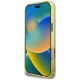 Guess IML Metal Glitter 4G Circle Triangle MagSafe vāciņš iPhone 16 Pro Max, brūns