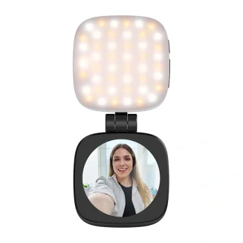 NEEWER NL48B magnētiskā pašbilžu LED gaisma, melna
