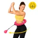 4Fizjo 984 Hula Hoop ar atsvariem un masāžu, rozā