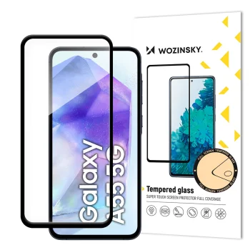 5D Aizsargstikls Samsung Galaxy A36 ( SM-A366E / DS ) / Galaxy A56 ( SM-A566B / DS ), Melns Pilna Pārklājuma...