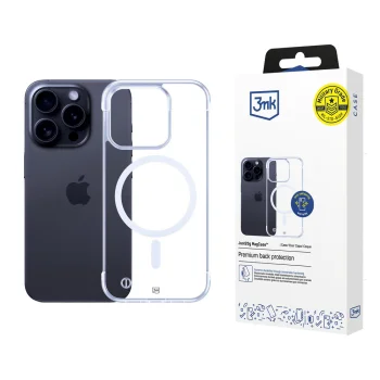 3mk Just20g MagCase vāciņš Apple iPhone 15 Pro, Caurspīdīgs