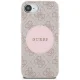 Guess 4G Circle Classic Logo MagSafe vāciņš Apple iPhone 16e Rozā