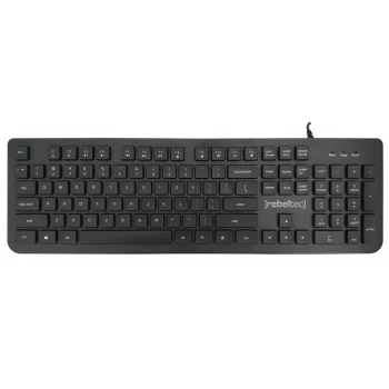 Rebeltec Spiro USB klaviatūra, Melna