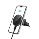 Tech-Protect MM15W-V5 MagSafe auto turētājs ar 15W bezvadu lādētāju, melns