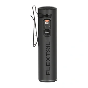 Flextail Zero 1200 kompakts LED kabatas lukturis, melns