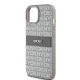 DKNY iPhone 15 / 14 / 13 vāciņš Mono Stripe & Metal Logo, bēšs
