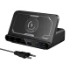 Tīkla lādētājs Blitzwolf BW-S27 160W, 4x USB-C, 2x USB-A un 15W bezvadu uzlāde, melns