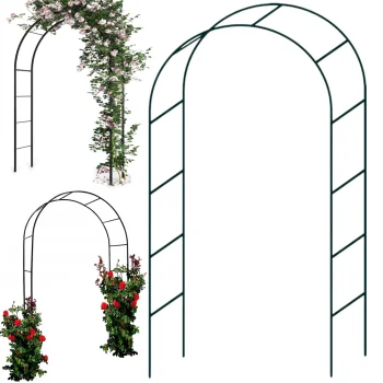 Dārza Pergola Ziedu Augu Atbalsts Arka Svētkiem Kāzām | Garden Flower Support Wedding Arch