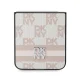 DKNY Checkered Pattern Printed Stripes Vāciņš Samsung Galaxy Z Flip 6, Rozā