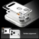 Spigen Optik Pro XL kameras aizsargstikls iPhone 17 Pro Max, sudraba krāsā