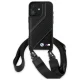 BMW M Edition Carbon Stripe & Strap vāciņš iPhone 16, melns