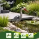Dārza dekorācija gārnis Gardlov 66cm dīķa ornaments uz mietiņa, pelēks