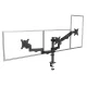 Maclean MC-137 galda stiprinājums 3 monitoriem (17\"-27\", 8kg, gāzes atspere), melns