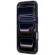 Mercedes Leather Semi Wrap Iconic Line MagSafe vāciņš priekš iPhone 18 Pro / 17 Pro, zils