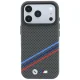 BMW M Quadrille MagSafe vāciņš priekš iPhone 18 Pro / 17 Pro, tumši pelēks